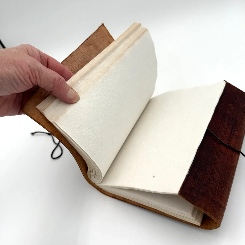 Embossed Leather Ganesh Journal